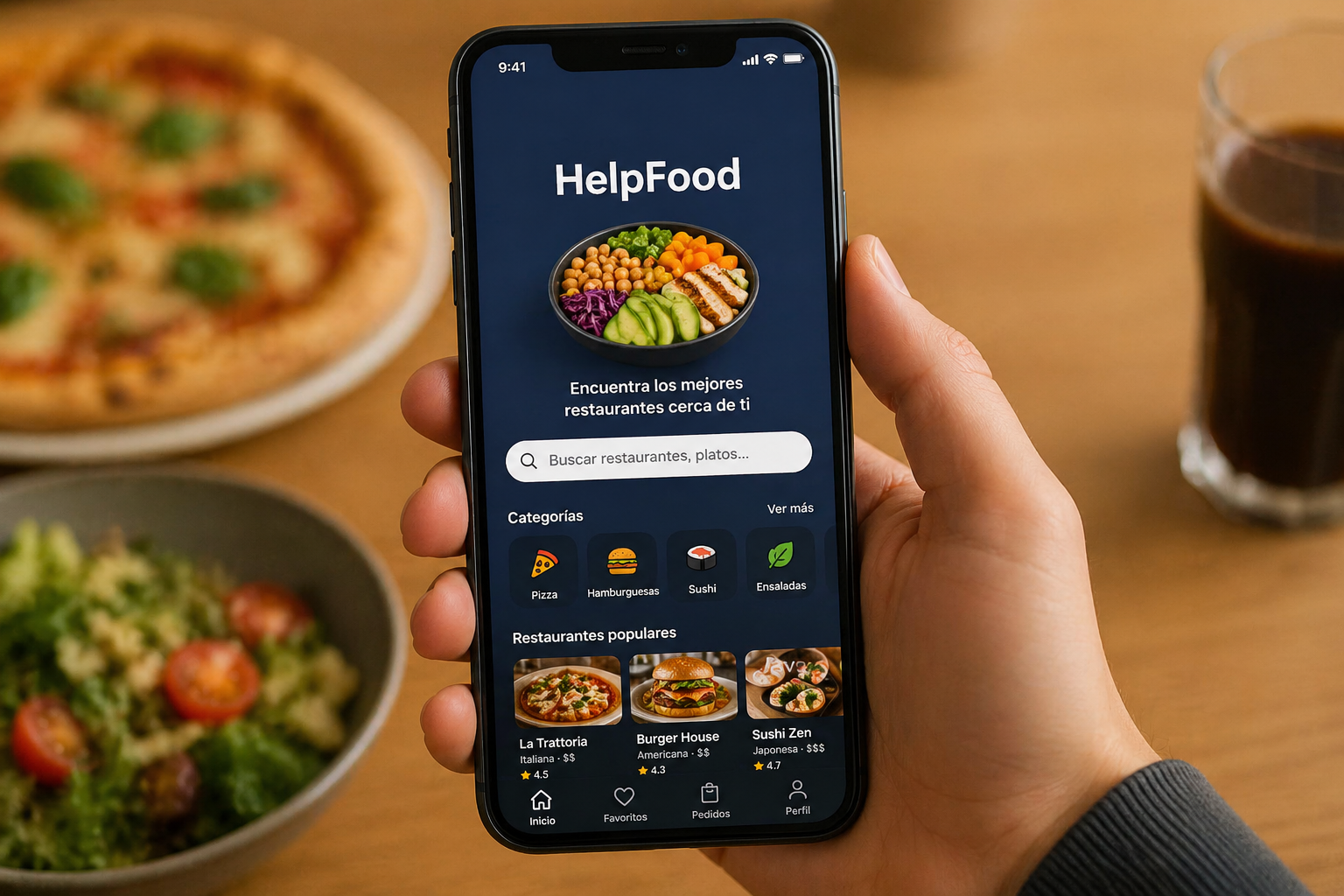 HelpFood — aplicación React Native y API REST con Spring Boot